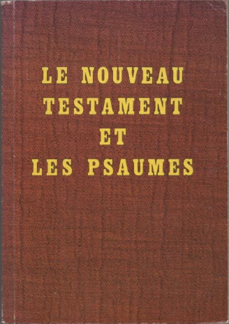 Nouveau Testament et les Psaumes Marron